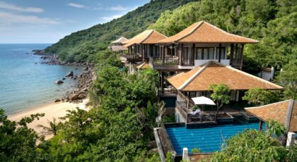 Explore this stunning tropical villa with a private pool and beach access.